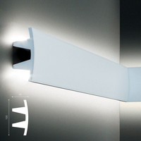 Moulures ps personnalisés avec fente Led, 10 pièces, Protection de Base murale, accessoires de sol