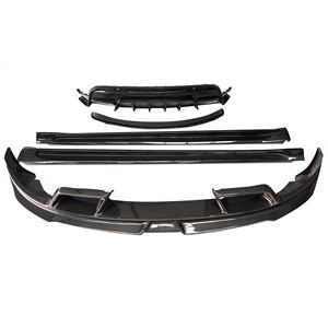 Kit de carrocería de fibra de carbono <span class=keywords><strong>FULGUR</strong></span> EVO para Tesla modelo Y aerokit de fibra de carbono seco labio frontal + faldones laterales + difusor trasero + alerón - Product Image 1