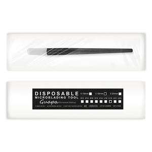 <span class=keywords><strong>Monouso</strong></span> <span class=keywords><strong>Microblading</strong></span> Brow Pen bianco 14fc manuale strumento con tappo di plastica fornitura tatuaggio 18U 0.18MM Microblade sopracciglio <span class=keywords><strong>penna</strong></span> - Product Image 6