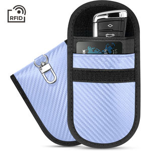 Pochette Faraday pour clé de voiture, protection anti-RFID, pochette antivol, anti-piratage, bloqueur de signal pour téléphone - Product Image 1