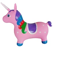 Vente en gros de jouets gonflables en latex de cheval sautant épaissi pour enfants pour poney cheval en caoutchouc pour la maternelle