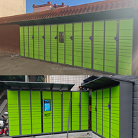 Casier de livraison de colis intelligent avec écran tactile pour l'auto-ramassage livraison express appartements bâtiment casier à colis