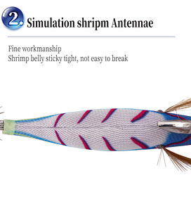 New Egi mực đồ gá lắp lure 2.5 #3.0 #3.5 # Glow mực lure câu cá sáng saltwater tôm bằng gỗ - Product Image 6