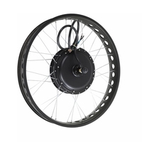 Kit de moteur de moyeu électrique pour roue arrière 20 pouces 72V 3000W Moteur d'entraînement arrière électrique pour vélo à pneus larges