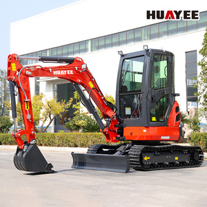 รถขุดขนาดเล็ก 3.5 ตัน รุ่น Advanced Free Shipping 1 2 Engine Digger Pelle สำหรับใช้งานในฟาร์ม เครื่องจักรขนาดเล็ก บำรุงรักษาง่าย - Product Image 5