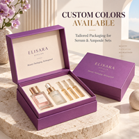 Boîte cadeau personnalisée en carton style livre avec couvercle rabattable pour produits de beauté, emballage écologique, fournisseur OEM