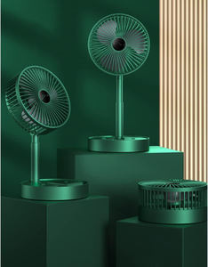 Ventilateur de bureau portable pliable 1200 mAh, rechargeable, silencieux, à puissance de vent élevée, 3 vitesses, avec angle réglable, vente en gros - Product Image 4