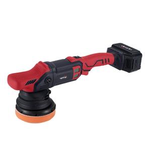 Polisseuse sans fil Uptop 20V 125mm avec moteur sans balais, machine de polissage professionnelle pour voiture et maison, alimentée par batterie, rouge - Product Image 2