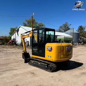 Mini-excavatrice sur chenilles d'occasion CAT303.5E2, 3,5 tonnes, godet de 0,11 m³, marque japonaise d'origine, petite excavatrice de chantier, faible nombre d'heures de fonctionnement - Product Image 2