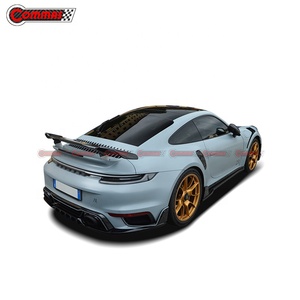 Nouveau Hot TC Style sec en Fiber de carbone avant pare-chocs arrière couvercle de moteur jupes latérales garde-boue de voiture pour <span class=keywords><strong>Porsche</strong></span> 992 turbos Bodykit - Product Image 3