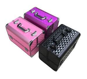 Custodie <span class=keywords><strong>per</strong></span> treni cosmetici in alluminio borse Vanity Makeup Beauty Boxes custodia <span class=keywords><strong>per</strong></span> il trucco - Product Image 1