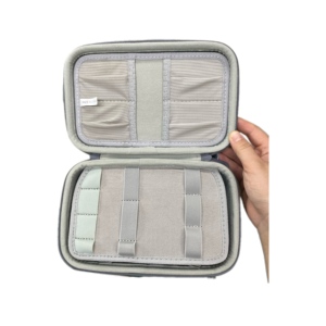 Sac de rangement pour câbles de données, <span class=keywords><strong>portable</strong></span>, étanche, de haute qualité, organiseur de câbles <span class=keywords><strong>avec</strong></span> fermeture éclair lisse - Product Image 2