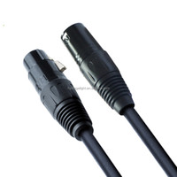 Vente en gros 1m 2m 3m 5m 10-50m XLR 3 broches mâle à femelle câble de Signal Dmx Microphone éclairage de scène Dmx Calble