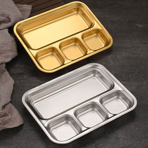 จานซอสสไตล์เกาหลีจานจิ้มจิ้มจิ้มบาร์บีคิวสแตนเลส - Product Image 3