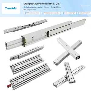 Truslide Kugellager Schubladen schiebe schiene Teleskops chu blade schienen Schienen Aluminium legierung Kugellager schlitten