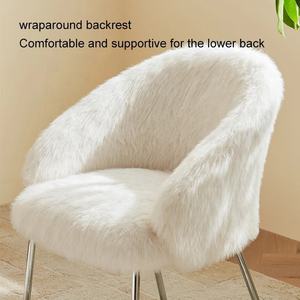 Venta caliente moderno <span class=keywords><strong>de</strong></span> lujo patas <span class=keywords><strong>de</strong></span> Metal <span class=keywords><strong>de</strong></span> piel sintética Silla <span class=keywords><strong>de</strong></span> ocio Accent sillón Silla <span class=keywords><strong>de</strong></span> comedor para el hogar muebles <span class=keywords><strong>de</strong></span> Hotel - Product Image 4