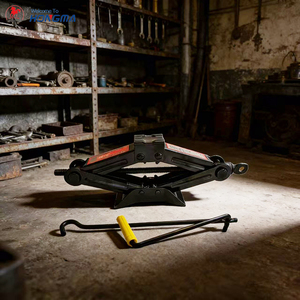 シザーリフトジャッキ 溝付き安定型 1トン ユニバーサル油圧リフト 車用シザージャッキ - Product Image 5