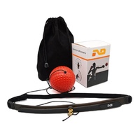 Ballon de boxe réflexe en mousse PU avec bandeau en silicone, corde élastique réglable, équipement d'entraînement doux et personnalisable pour débutants