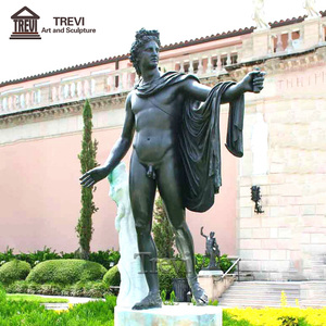 A grandezza naturale giardino greco moderno figura antica statua bronzo <span class=keywords><strong>Apollo</strong></span> <span class=keywords><strong>scultura</strong></span> per la vendita - Product Image 2