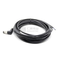 Cable M8 Macho-Hembra de 2, 3, 4, 5, 6 y 8 Pines para Sensor