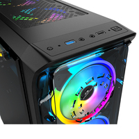 SNOWMAN Most Popular Sale Gaming Pc case OEM Computer Cases & Towers Steel Desktop Stock ATX PC Cabinet