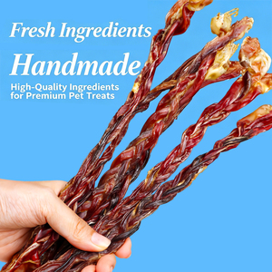 Bastoncini Naturali di Coda di Maiale - Snack per Cani 100% Monocomponente, Ricchi di Proteine e Lunga Durata - Product Image 3