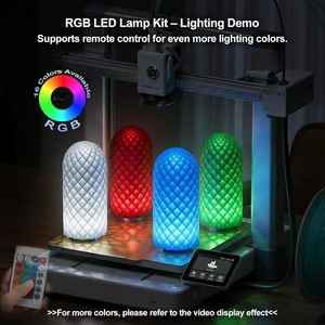 Kit de lampe LED RGB BambooSegD 001 télécommandé multicolore pour accessoires d'imprimante 3D - Product Image 2