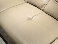 VONLIVA Canapé-lit modulaire convertible haut de gamme moderne et luxueux avec revêtement en cuir pleine fleur pour salon et chambre à coucher