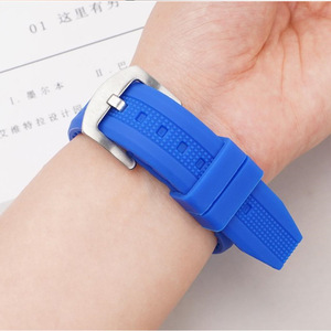 Bracelets de montre en silicone à dégagement rapide pour <span class=keywords><strong>Apple</strong></span> <span class=keywords><strong>Watch</strong></span>/Samsung Galaxy Bracelet hypoallergénique souple 20mm 22mm Compatible avec <span class=keywords><strong>Garmin</strong></span> - Product Image 3