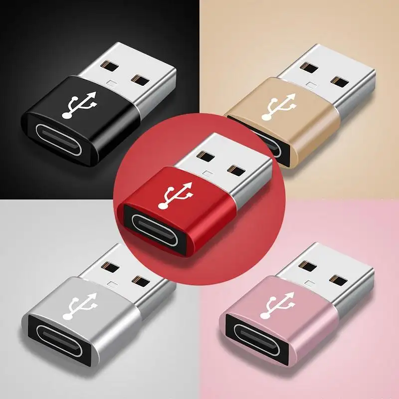 محول Usb ذكر بجودة جديدة من النوع C أنثى محول فلاش للكمبيوتر المحمول محول Usb محول Pd