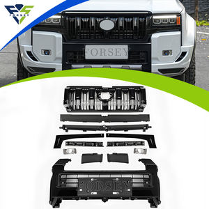 Kit carrosserie Grille de pare-chocs Version <span class=keywords><strong>VX</strong></span> pour <span class=keywords><strong>Prado</strong></span> LC250 2024 + Support de calandre avant Accessoires extérieurs - Product Image 2