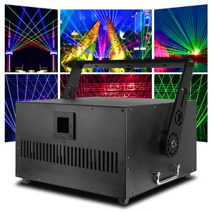 SHTX High power 20w 30w 40w RGB Outdoor landmark laser light ILDA 35kpps Full Color Animation laser indoor light Projector show