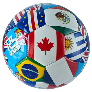 Pallone <span class=keywords><strong>da</strong></span> <span class=keywords><strong>Calcio</strong></span> in PVC Stampato con Bandiera Nazionale, Misura 5, Logo Personalizzato, per Bambini fino a 10 Anni - Product Image 3