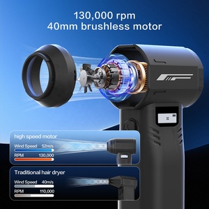 Compressed Air <b>Duster</b> Air Blower High Pressure Violent Fan Turbo Fan Blower Jet Fan Blower for All Scenes - Product Image 2