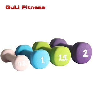 Giá rẻ chống trượt Neoprene quả tạ 1-10kg màu mã hóa mềm Grip tay trọng lượng nhà tập thể dục tập thể dục phụ nữ người đàn ông cánh tay Pilates quả tạ - Product Image 6