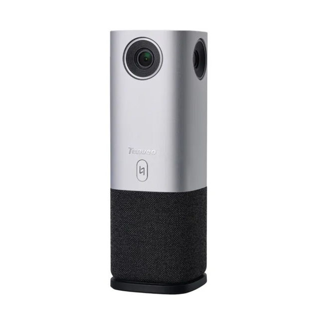 360° Wide Angle Conference Camera Webcam Video Audio Voice Tracking All-in-one Webcam Built in 4 Mics
