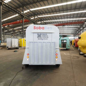 Remolque de comida para <span class=keywords><strong>caballos</strong></span> de fibra de vidrio Vintage de 10 pies con cocina totalmente equipada para aplicación de dulces Precio de fábrica - Product Image 5