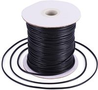 Cordon en polyester ciré en gros, 2 mm, fil de macramé, fil à perles pour la fabrication de bijoux, bracelets, colliers, artisanat DIY