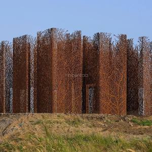 Escultura de Malha de Aço <span class=keywords><strong>Corten</strong></span> Personalizada Vincentaa, Arte ao Ar Livre, Grande Escultura - Product Image 3