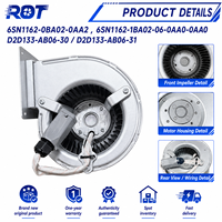 Ventilador Original Alemán D2D133-AB06-31 6SN1162-0BA02-0AA2 de Bajo Ruido, Diseño Compacto, Ventilación para Gabinetes de Servomotor