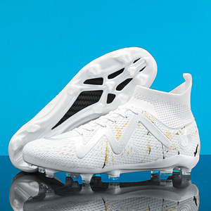 Chaussures de football d'entraînement athlétique, hiver/été, unisexe, tige en PVC haute performance, semelle à crampons en TPU - Product Image 5