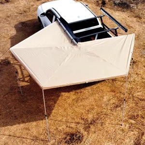 <span class=keywords><strong>Camping</strong></span> en plein air populaire <span class=keywords><strong>4x4</strong></span> équipement tout-terrain 270 degrés tente d'auvent latéral de voiture avec tissu Oxford et poteau en aluminium - Product Image 1