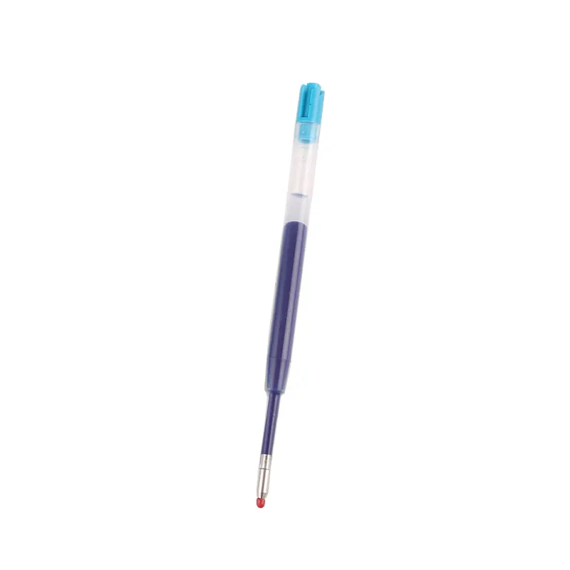Factory Price lower price Large Capacity Blue Black Ink 0.5mm G2 clear Plastic Neutral Refill Gel Pen Refill