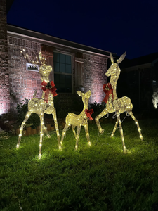 Reno Navideño Gigante con Iluminación LED Preinstalada, Decoración <span class=keywords><strong>para</strong></span> Exteriores con Clasificación IP65, Disponible en 6, 8 y 10 Pies, Ideal <span class=keywords><strong>para</strong></span> <span class=keywords><strong>Fotos</strong></span> - Product Image 6