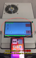 Machine de marquage laser portable de bureau à longueur d'onde de lumière verte pour gravure interne 2D 3D sur verre et cristal