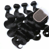 Extensions de cheveux humains brésiliens naturels, 100 % vierges, ondulés, de 8 à 30 pouces, pour femmes
