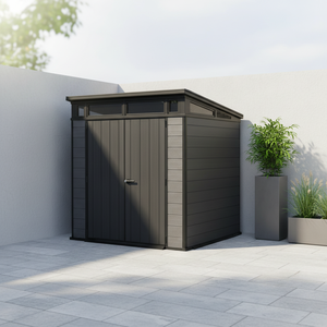 Casetta da <span class=keywords><strong>Giardino</strong></span> Moderna in Plastica per Esterni 6X4 8X6FT - Product Image 3
