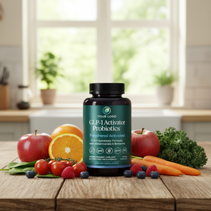 Sıcak Satış GLP-1 Aktivatör Probiyotik Kapsülleri 11'i 1 Arada Simbiyotik Formül Vegan GMP Sertifikalı Takviye - Product Image 1