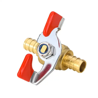 Hot Sale Hochwertiges Pex X Pex Kugel hahn 1/2 "Messing Kugel hahn