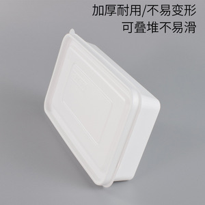 Recipientes desechables para alimentos con tapa, cajas cuadradas de plástico tipo bento para preparación de comidas, aptos para microondas, 200-400 ml - Product Image 4
